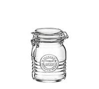 Bormioli Rocco 540637MTV121990 Lot de 6 bocaux à couvercle basculant, Verre, transparent, 17 Ounce