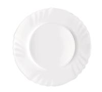 BORMIOLI ROCCO 6181503 ebro plat Fruits, 20 cm, verre opale, blanc