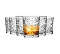 Bormioli Rocco 666223 Lounge Lot de 6 verres à whisky en verre transparent 275 ml