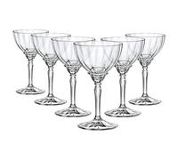Bormioli Rocco 6X Clair 240ml Florian Coupes Cocktail Champagne - Ancien Verre Expresso Martini Prosecco Vin Gin Coupe Verres Ensemble-Cadeau