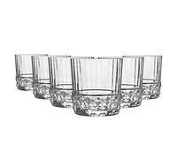 Bormioli Rocco 6 20s Piece America » Whisky Verres Set - Art déco vintage Scotch Whisky Gobelets - 380 ml