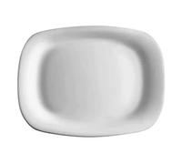 BORMIOLI ROCCO 767068 Grangusto Plat Piadina, Opale, blanc, 28 x 21 cm, verre