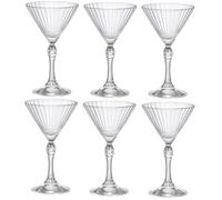 Bormioli Rocco verres à pied America Martini Small 15,5 cl – Lot de 6