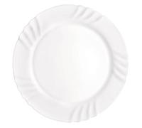 Bormioli Rocco Arc International Assiette Plate 32 cm arcopal de Verre Dure 6 en Jeu Blanche