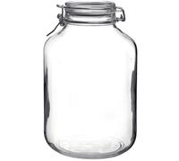 Bormioli Rocco Bocal en Verre Fido avec Bague en Caoutchouc & Couvercle 5000 ml
