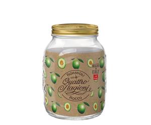 Bormioli Rocco BOR1298 4 Seasons Jar with Capsules, 3 kg, Glass
