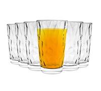 Bormioli Rocco Diamond Lot de 12 verres isothermes à fossettes Transparent 470 ml
