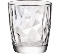 Bormioli Rocco – Verres à eau Diamond 350200 – Lot de 6 en verre transparent, 305 ml