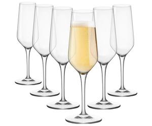 Bormioli ROCCO Electra Lot de 6 flûtes à Champagne 23 cl