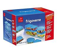 BoÃte de conservation en verre avec couvercle bleu - Lot de 5 piÃ'ces FRIGOVERRE