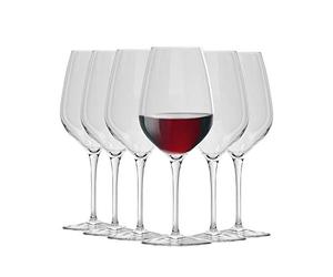 Bormioli Rocco InAlto Tre Sensi Lot de 6 grands verres à vin Transparent 535 ml