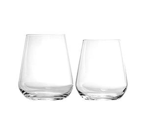 Bormioli Rocco Inalto Uno Eau Gobelets et sans pédoncule Verres à vin - Set 12pc