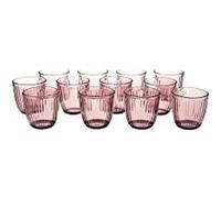 Bormioli Rocco Line Lot de 12 Verres à Eau, 276,4 g, Lilas