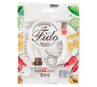 Bormioli Rocco Lot de 6 joints universels Fido - Blanc - Grand (90 mm)