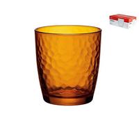 Bormioli Rocco Palatina Lot de gobelets, Orange, 6 unités