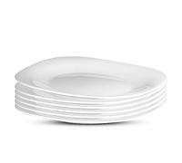 BORMIOLI ROCCO Parme 6 Assiettes, blanc, assiettes