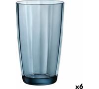 Bormioli Rocco Pulsar Blue Cooler Set de Verres, Turquoise, 6