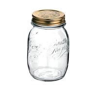 Bormioli Rocco Quattro Stagioni 58284 Lot de 12 bocaux à confiture avec couvercle à visser 70 mm 500 ml