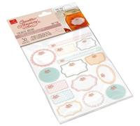 BORMIOLI ROCCO Quattro Stagioni Quatre Saisons - Étiquettes - Lot de 30