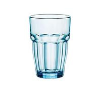 Bormioli Rocco Rock Bar Lounge Ice boisson longue verre 370ml, bleu, trempée, 6 verre