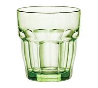 Bormioli Rocco Rock Bar Lounge Mint verre à whisky 270ml, vert, trempée, 6 verre