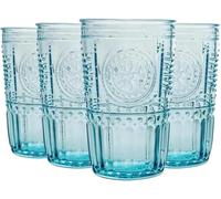 Bormioli Rocco Romantic Lot de 4 verres isothermes 4 pièces Bleu clair