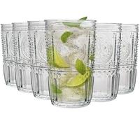 Bormioli Rocco Romantique Lot de 6 verres isothermes en cristal transparent de 473 ml, fabriqués en Italie.
