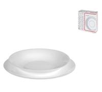 Bormioli rocco Service de Table 12pz Verre Opale Blanc Moon (6piani/6fondi)