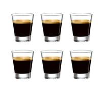 Bormioli Rocco Verres espresso Caffeino 8,5 cl transparents – Pack de 24