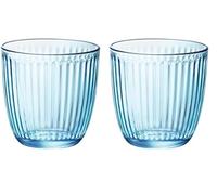 Bormioli Rocco & Siglio Line Blue Water Glass BOR1239 Pack of 6 (Lot de 2)