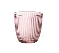 Bormioli Rocco & Siglio- Line Water Glass, Multi-Colour, BOR1238, Pack of 6