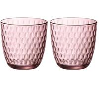 Bormioli Rocco Slot Set Verres, Rose, 6 unités,29cl (Lot de 2)