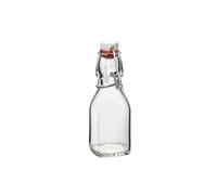 Bouteille en verre 125 ml 'Swing', carrée, bouchage: bouchon mécanique