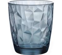 Bormioli Rocco Verres à eau Diamond Bleu 300 ml - 6 pièces