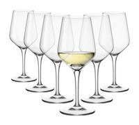 Bormioli Rocco - Verres Electra Gobelets à vin transparents pour toutes les occasions, lot de 6 gobelets de dégustation