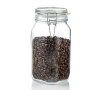 6 Pièces Vase De Verre Hermétique 1500 ML pour Aliments Récipient Bocal Pot