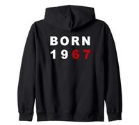 Born 1967 - Epic 6 7 Six Seven Birthday Meme Minimal Text Sweat à Capuche