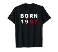 Born 1967 - Epic 6 7 Six Seven Birthday Meme Minimal Text T-Shirt