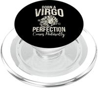 Born a Virgo Perfection Vient naturellement Vierge PopSockets PopGrip pour MagSafe