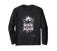 Born Again New in Christ Christian in Faith Grunge Manche Longue