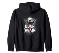 Born Again New in Christ Christian in Faith Grunge Sweat à Capuche