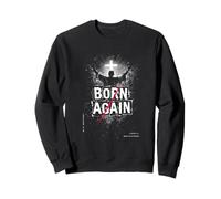 Born Again New in Christ Christian in Faith Grunge Sweatshirt