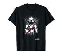 Born Again New in Christ Christian in Faith Grunge T-Shirt