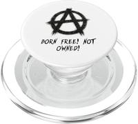 Born Free! Non détenu, Punks, Punk-Rock, Anarchie PopSockets PopGrip pour MagSafe