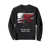 Born from Shadow. Bound to None. Figurine Patriotique Shadow Sweatshirt