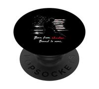 Born from Shadow. Bound to None. Silhouette de Soldat PopSockets PopGrip Adhésif