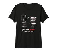 Born from Shadow. Bound to None. Silhouette de Soldat T-Shirt Haut de Gamme