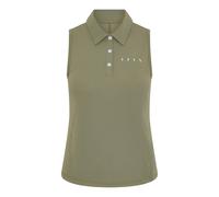 Born Living Yoga Retro Sleeveless Polo Vert S Femme