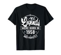 Born In 1958, Legends Were Born In 1958 Cadeaux d'anniversaire T-Shirt