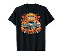 Born in 1966 Hot Rod Muscle Car Lovers 60th Birthday T-Shirt